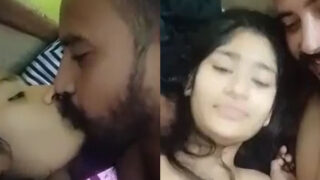 Hindi sexy bf video with his girlfriend sex mms