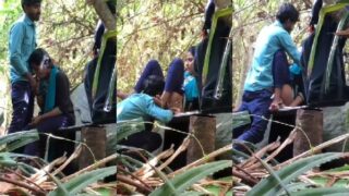 Desi chudai video of college girl in jungle